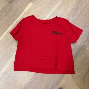 Disney Red Short Sleeve Tee
